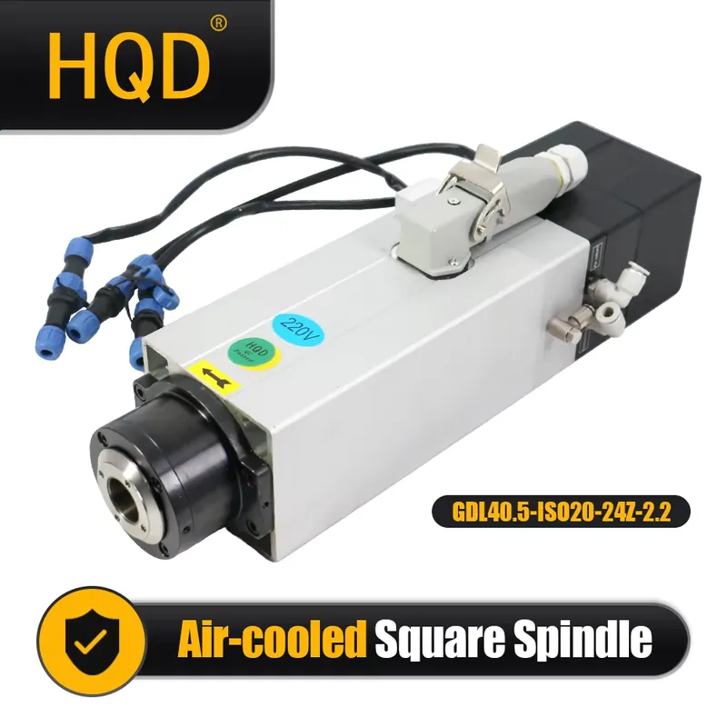 Spindle Motor - Polonya, HQD GDL40.5-ISO20-24Z-2.2 220V 24000RPM ATC