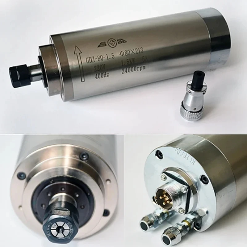 Water Cooled Spindle - 65X158-800W-ER11-220V CNC Su Soğutmalı Mil Motoru
