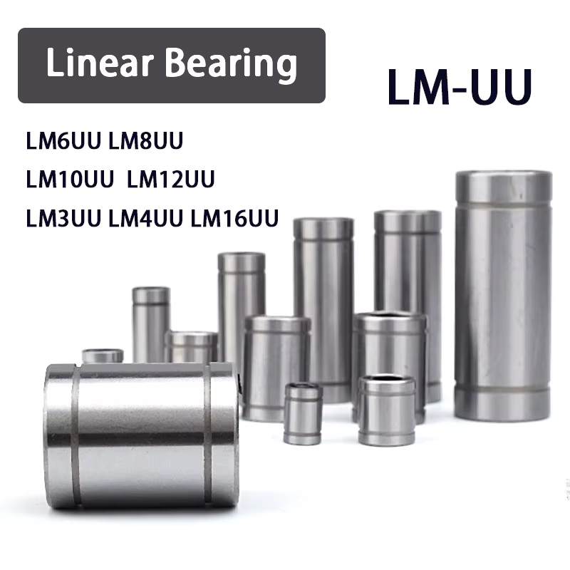 Lm8Uu Bearing - 10 adet LM8 LM8UU LM3UU LM10UU