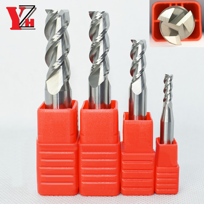 Carbide End Mill - YZH HRC60 Parmak Freze Çapı 1.05mm