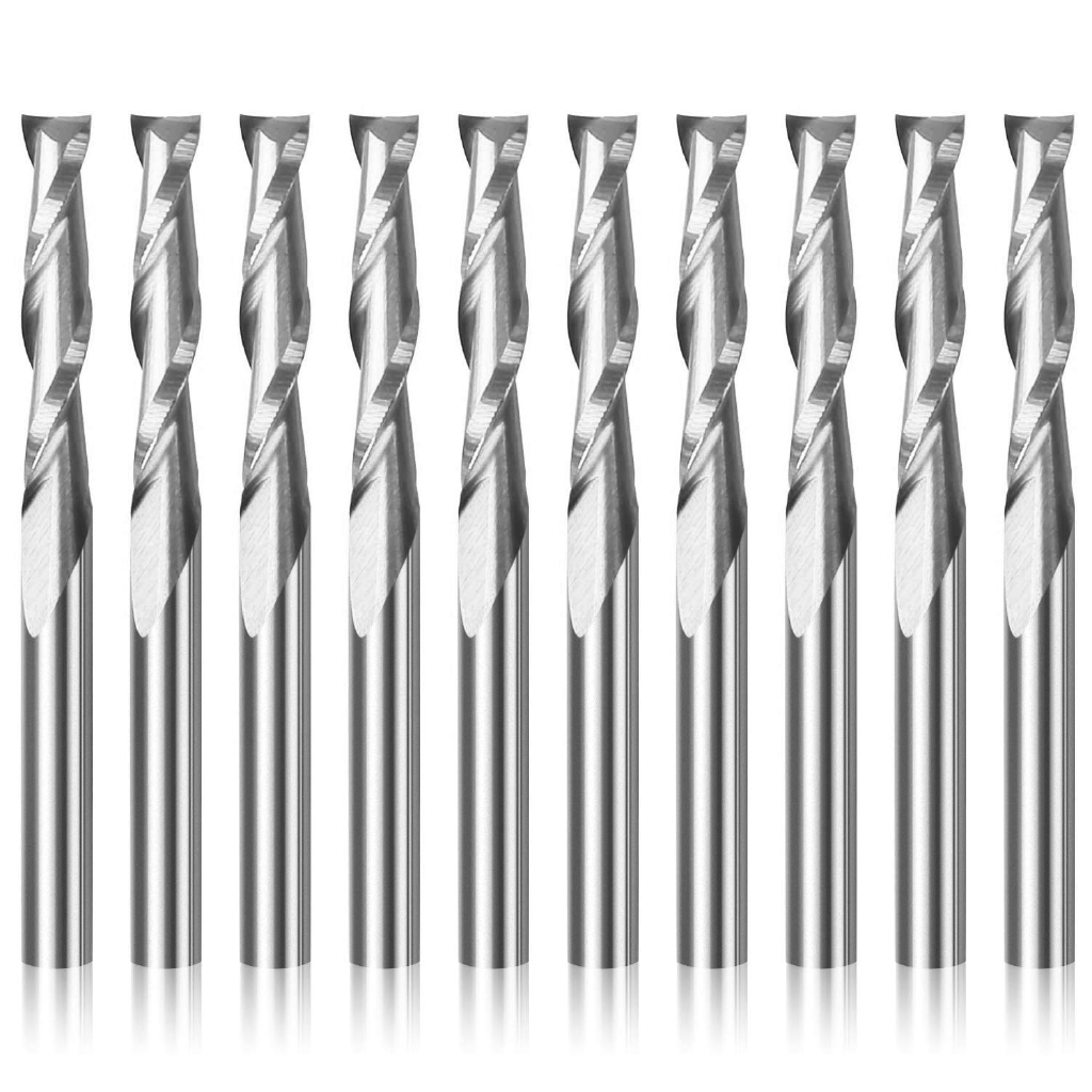 End Mill Set - 10 adet 3.175 1/8 Shank 2