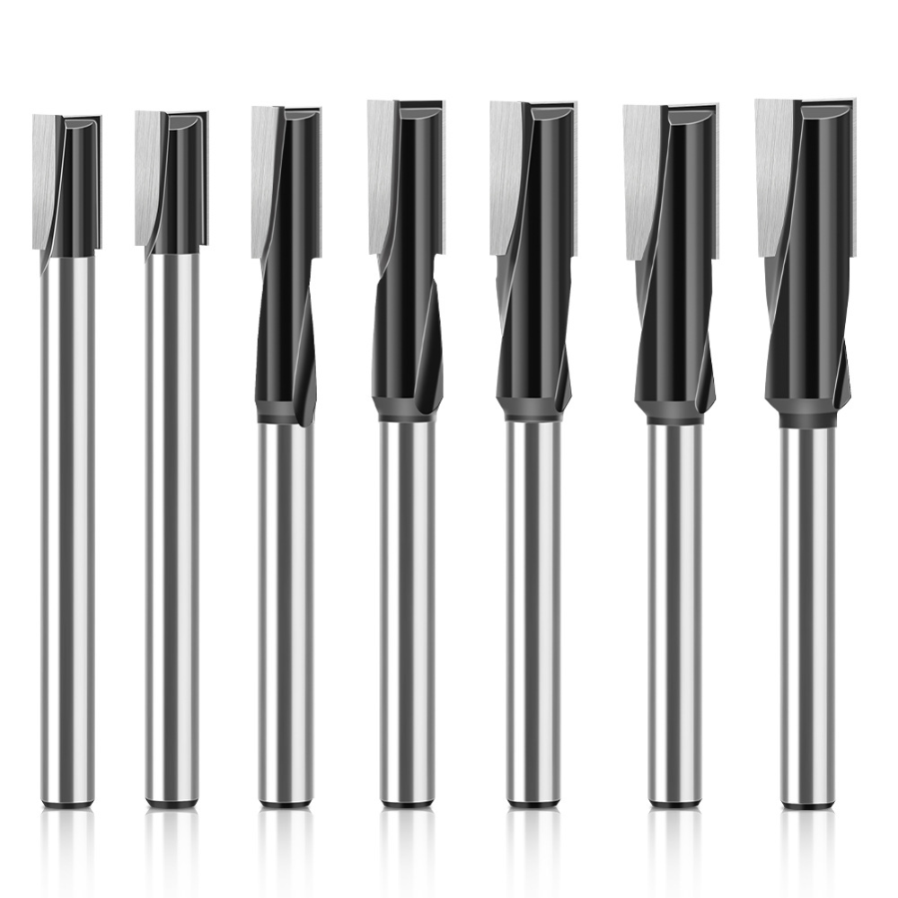 Cnc Bits - 12mm Şaftlı Düz Freze Ucu Çift