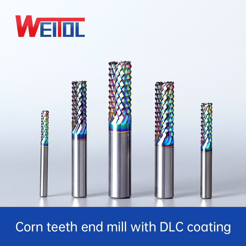 End Mill Set - WeiTol düz dipli karbür mısır dişleri