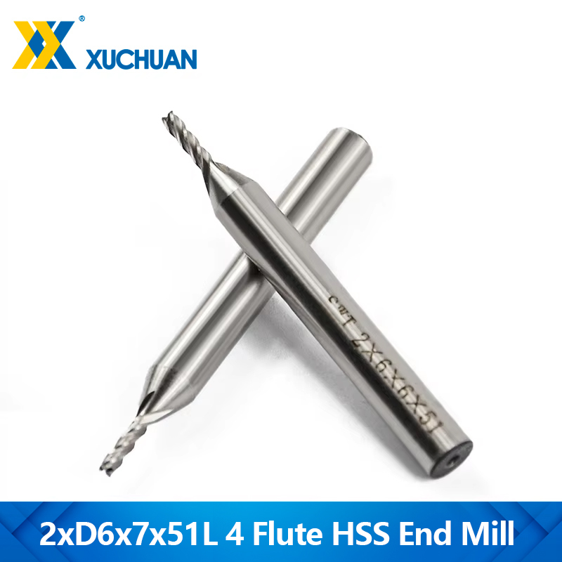 End Mill Set - 1 adet Çap Frez 2mm Freze