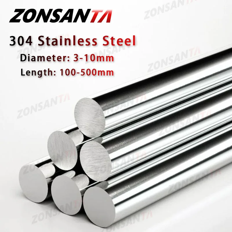 Linear Rod 8Mm - 1 adet 304 Paslanmaz Çelik Çubuk