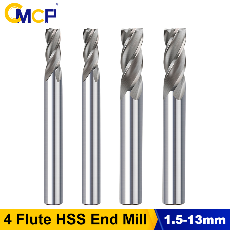 End Mill Set - CMCP 1.5-13mm 4 Flüt HSS End