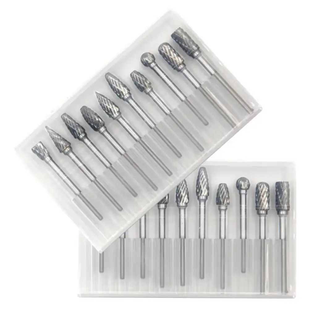 Carbide End Mill - 10 adet karbür döner freze seti