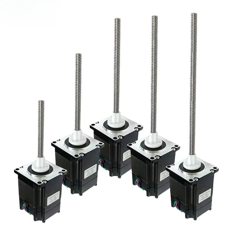 Nema23 Stepper - Entegre Vidalı Step Motor Nema 23