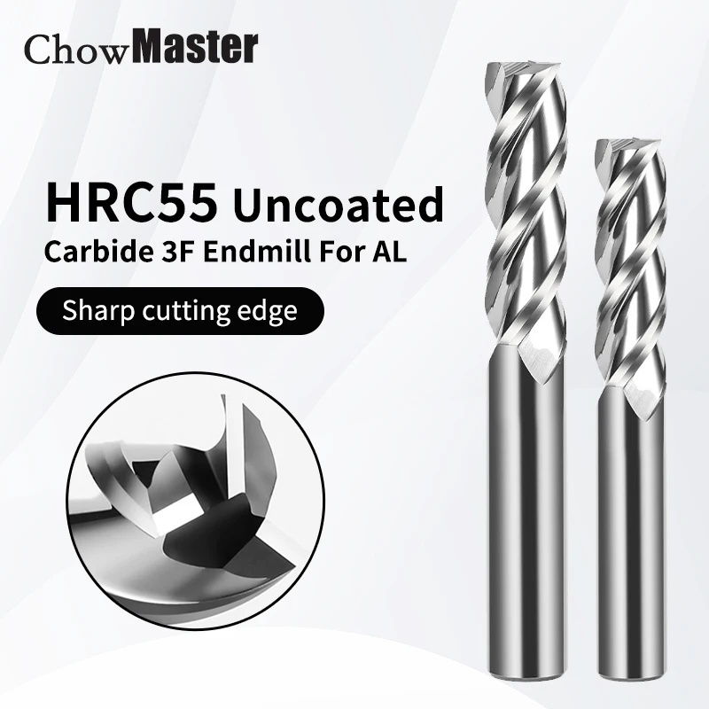 End Mill Set - 3F End Mill Alüminyum 4mm 6mm