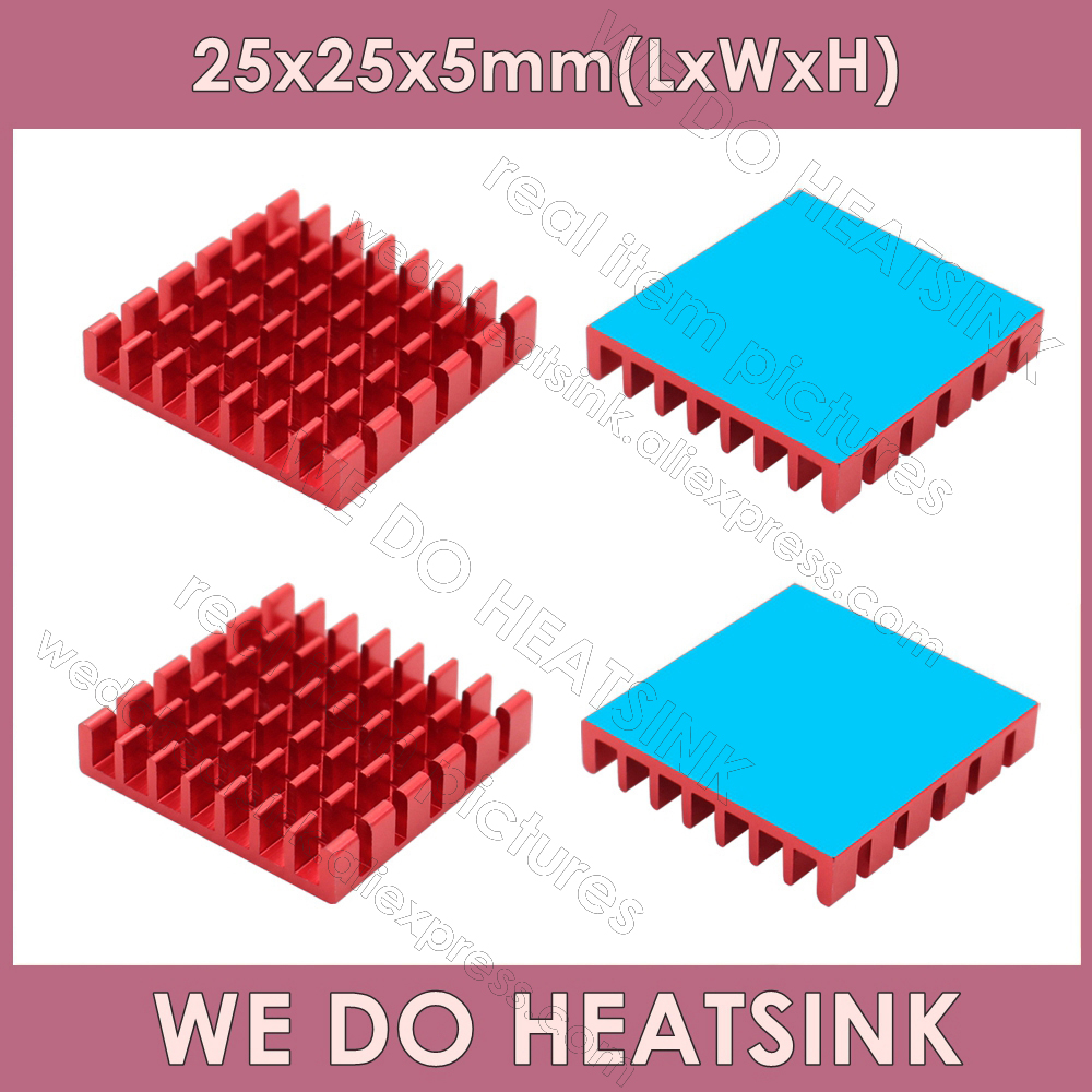 Aluminium Extrusion - Biz olmadan soğutucu 25x25x5mm yapmak veya