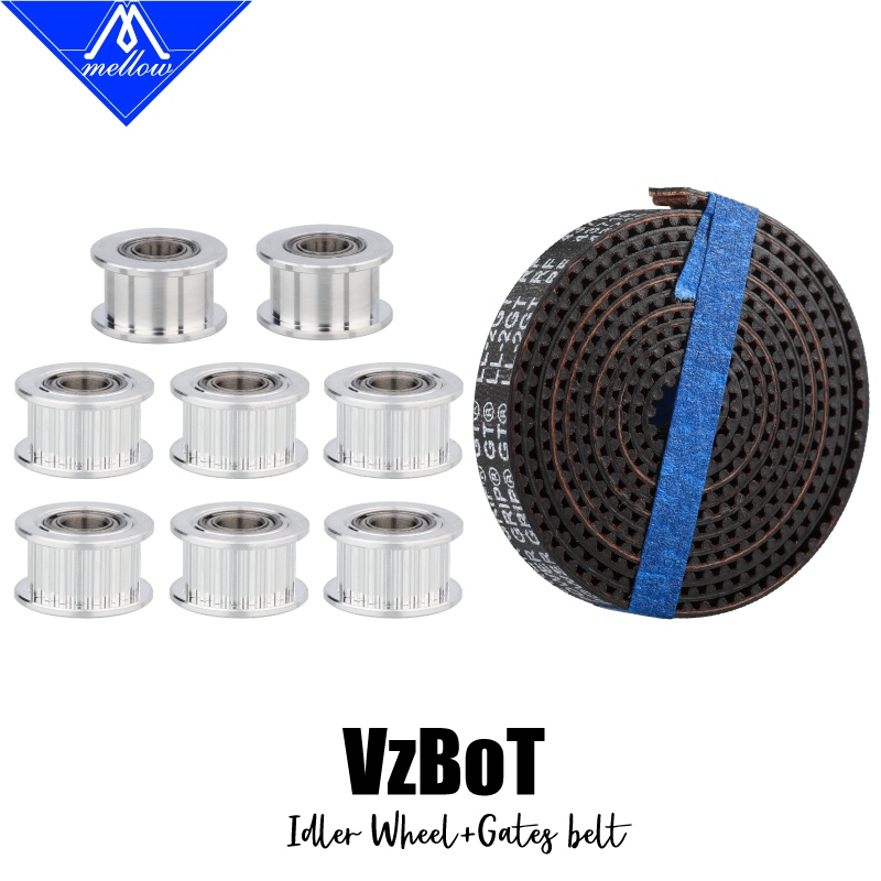 Gt2 Pulley - Yumuşak 1 takım alüminyum GT2 avara