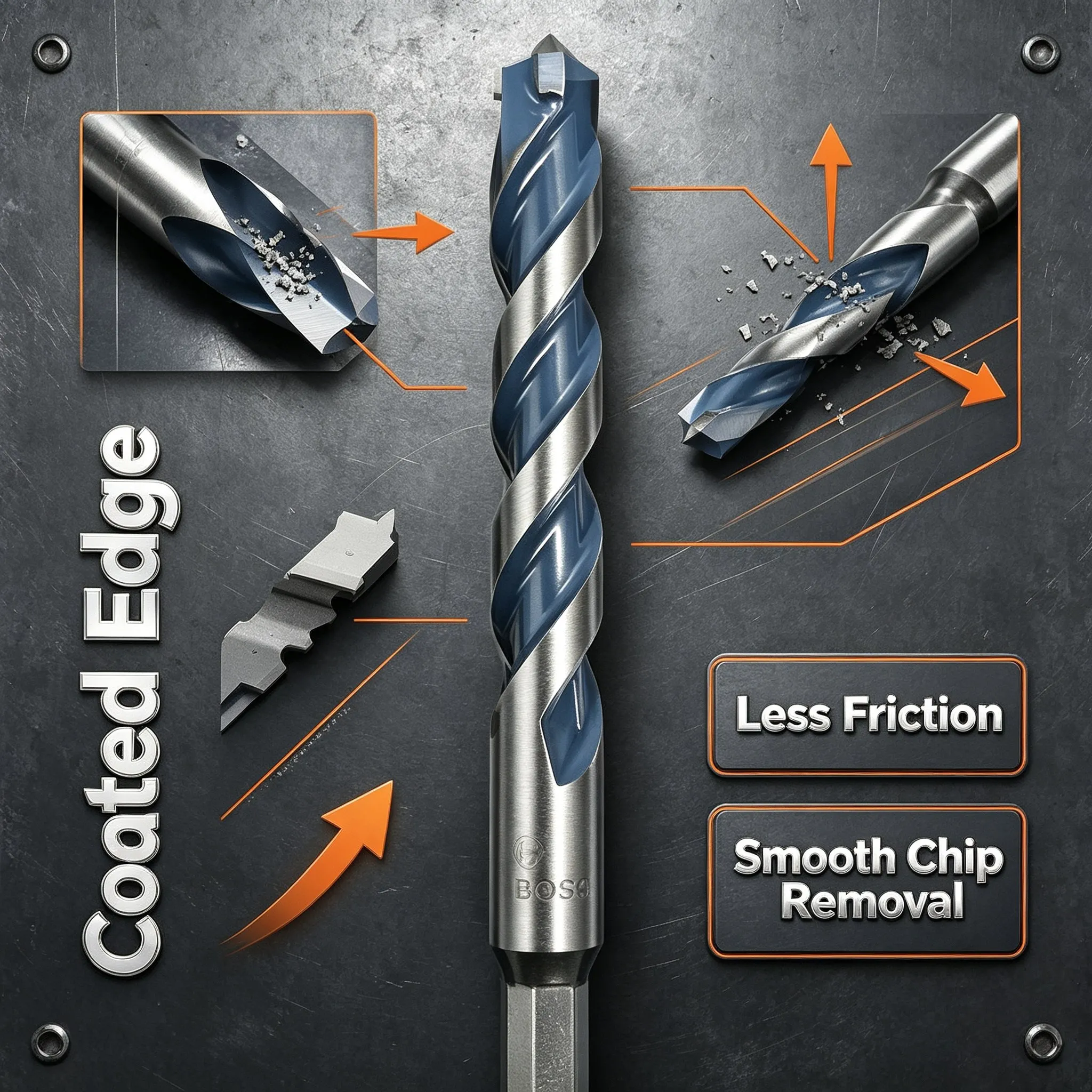 Drill Bit Set - BOSCH EXPERT HEX-9 Çok Amaçlı Matkap