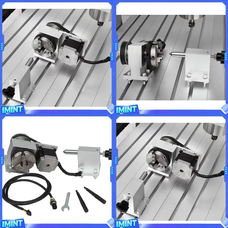 A Axis 80 Chuck ve Thimble Cnc - Nema23 Stepper incelemesi ve fiyatı