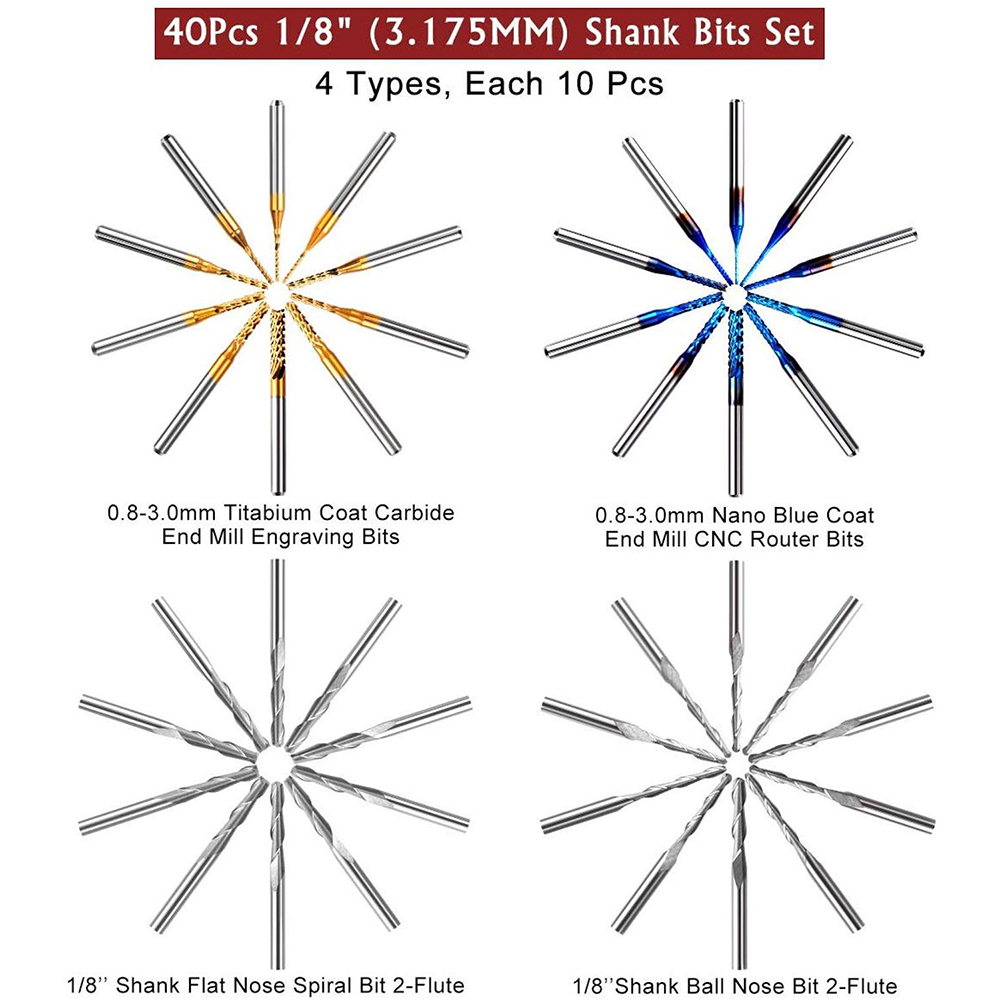 Twotrees End Mill Gravür Uçlar - End Mill Set incelemesi ve fiyatı