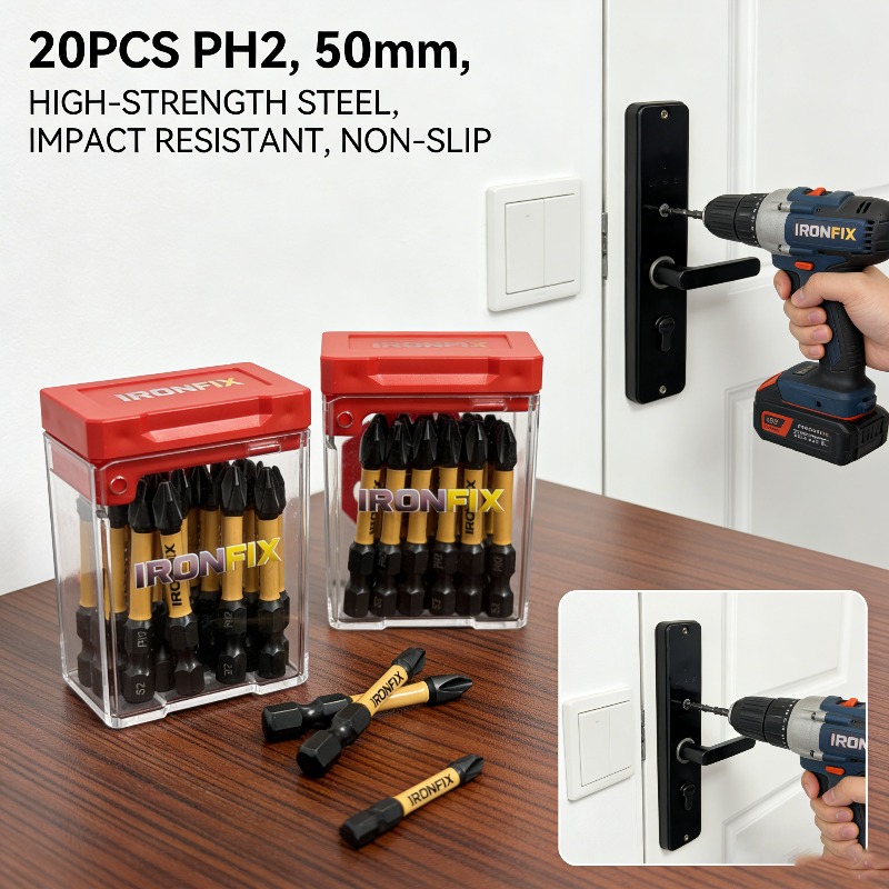Dayanıklı, 20 adetlik PH2 uçlu - Drill Bit Set incelemesi ve fiyatı