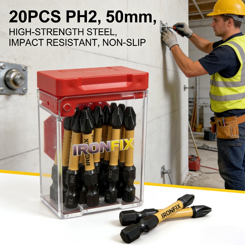 Dayanıklı, 20 adetlik PH2 uçlu - Drill Bit Set incelemesi ve fiyatı