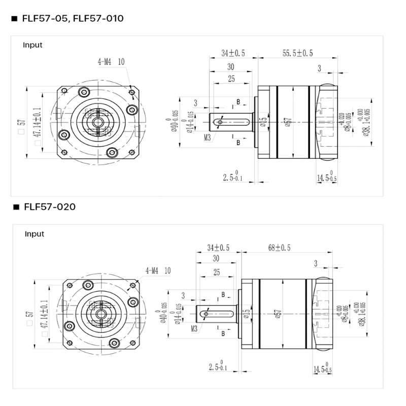 Oranı ile FLF57-05 Nema 23 pla - Nema23 Stepper incelemesi ve fiyatı