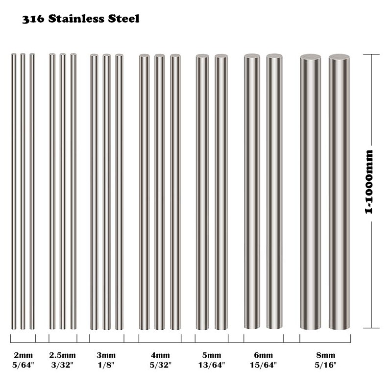 1 Adet 316 SS 6mm 8mm 10mm 12  - Linear Rod 8Mm incelemesi ve fiyatı