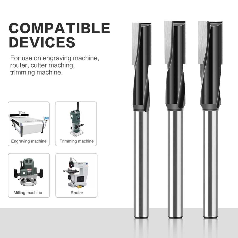 12mm Şaftlı Düz Freze Ucu Çift - Cnc Bits incelemesi ve fiyatı