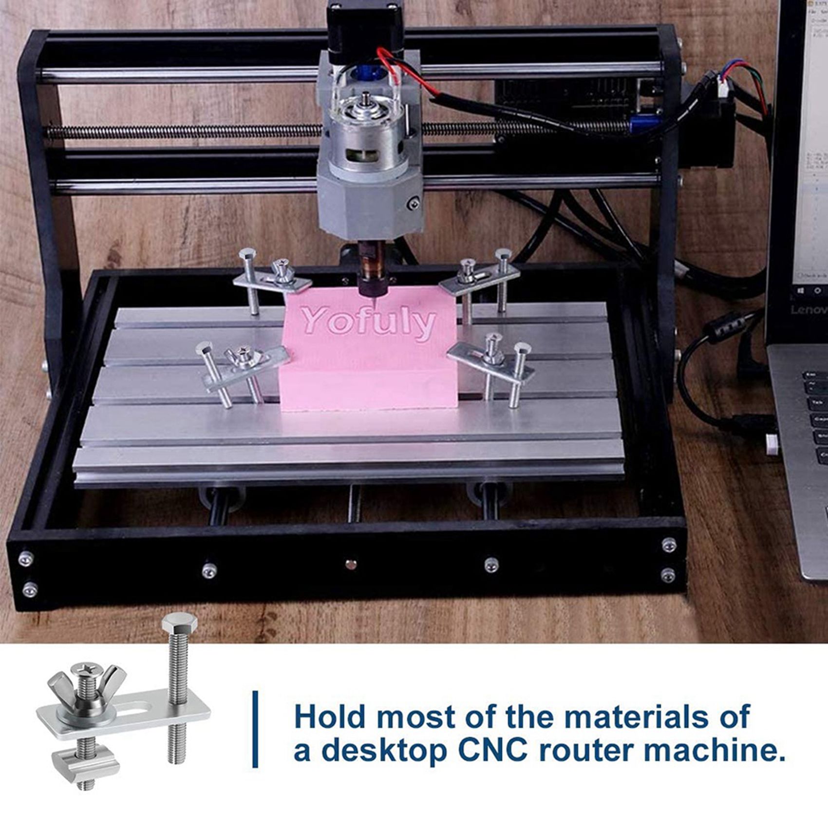 B62B-8 Paket T-Track Kelepçesi - 3018 Cnc incelemesi ve fiyatı
