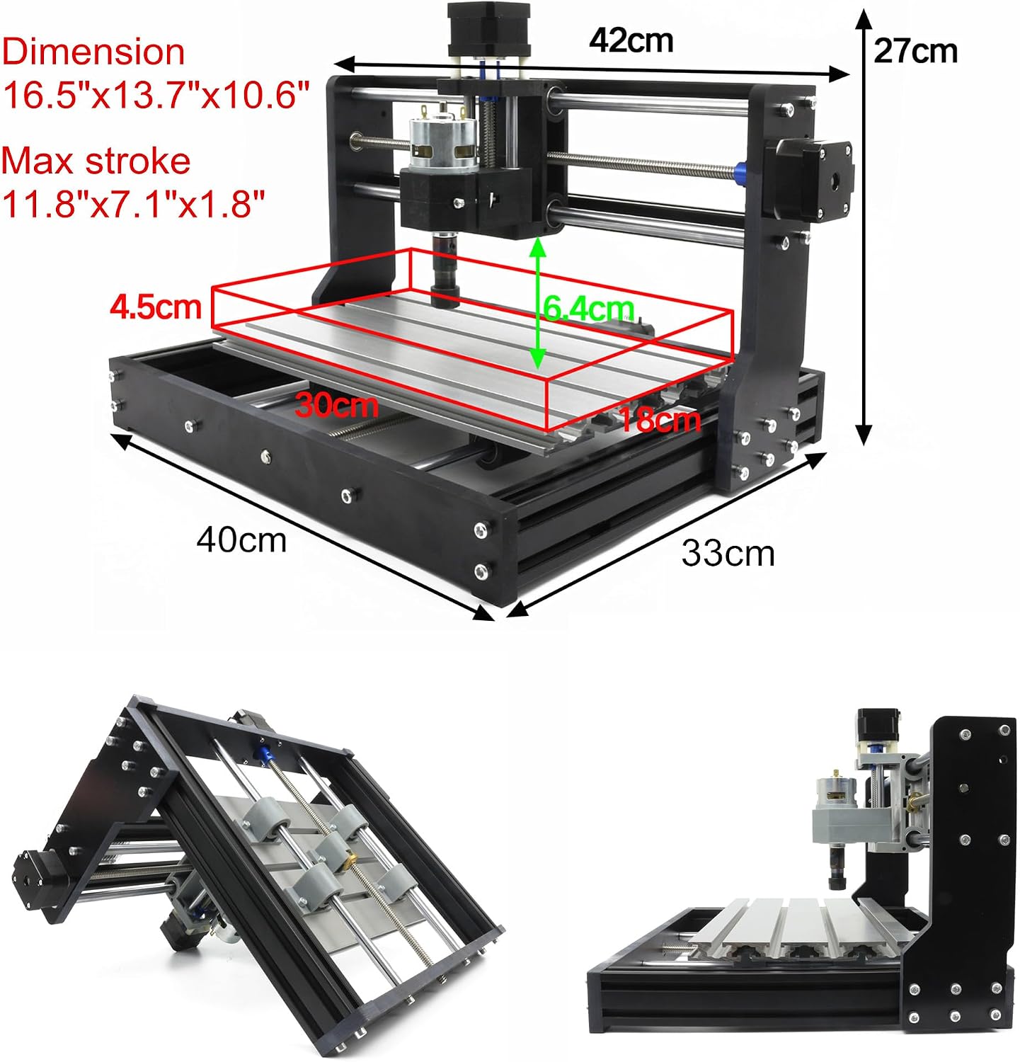 3 Eksenli 3018-PRO CNC Router  - 3018 Cnc incelemesi ve fiyatı
