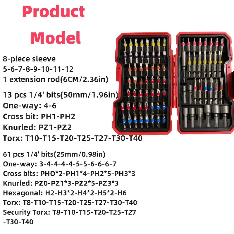 83 Parça Tornavida Ucu Seti Da - Drill Bit Set incelemesi ve fiyatı