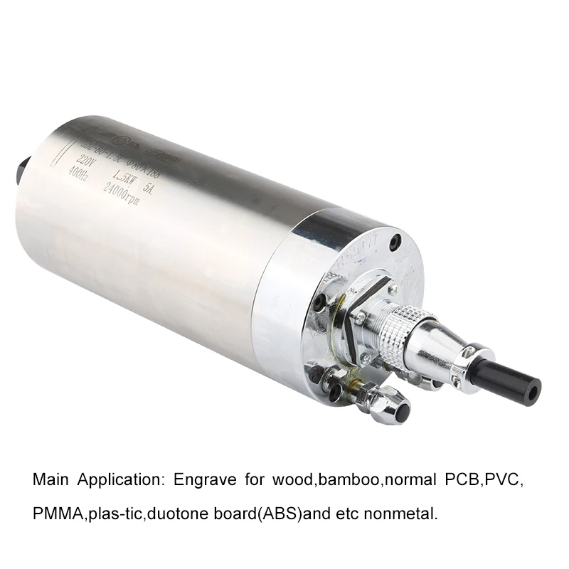 GDZ-80 1.5KW ER11 CNC su soğut - Water Cooled Spindle incelemesi ve fiyatı
