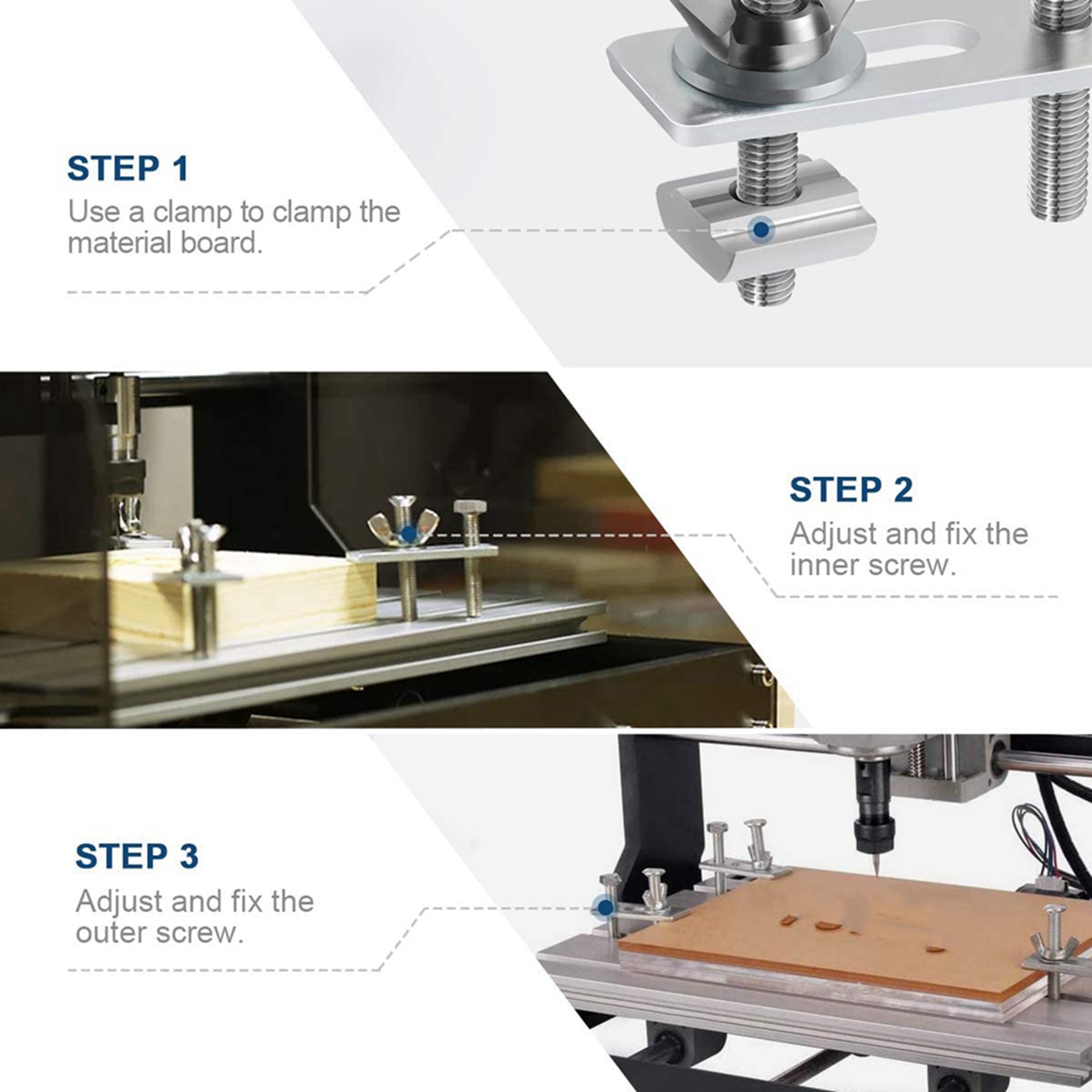 A19F-8 Paket T-Track Kelepçesi - 3018 Cnc incelemesi ve fiyatı
