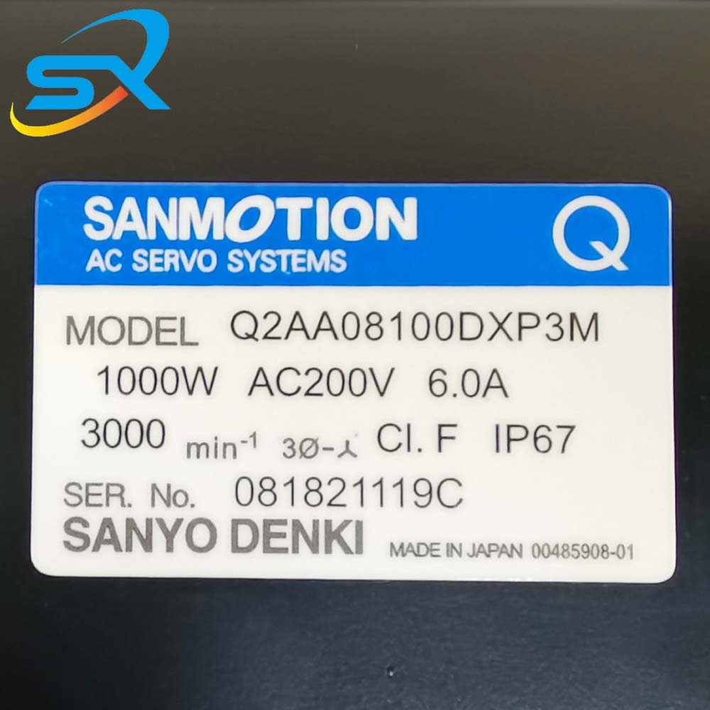 Sanyo AC Servo Motor Q2AA08100 - Servo Motor incelemesi ve fiyatı