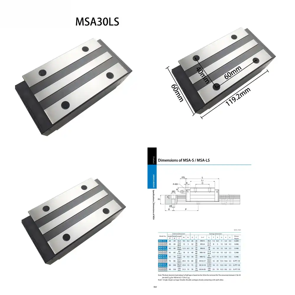 Tayvan PMI MSA30LS MSA30 MSA30 - Linear Rail incelemesi ve fiyatı