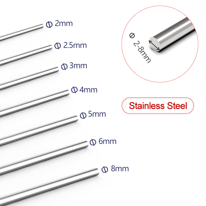 300mm Paslanmaz Çelik Düz Yuva - Linear Rod 8Mm incelemesi ve fiyatı