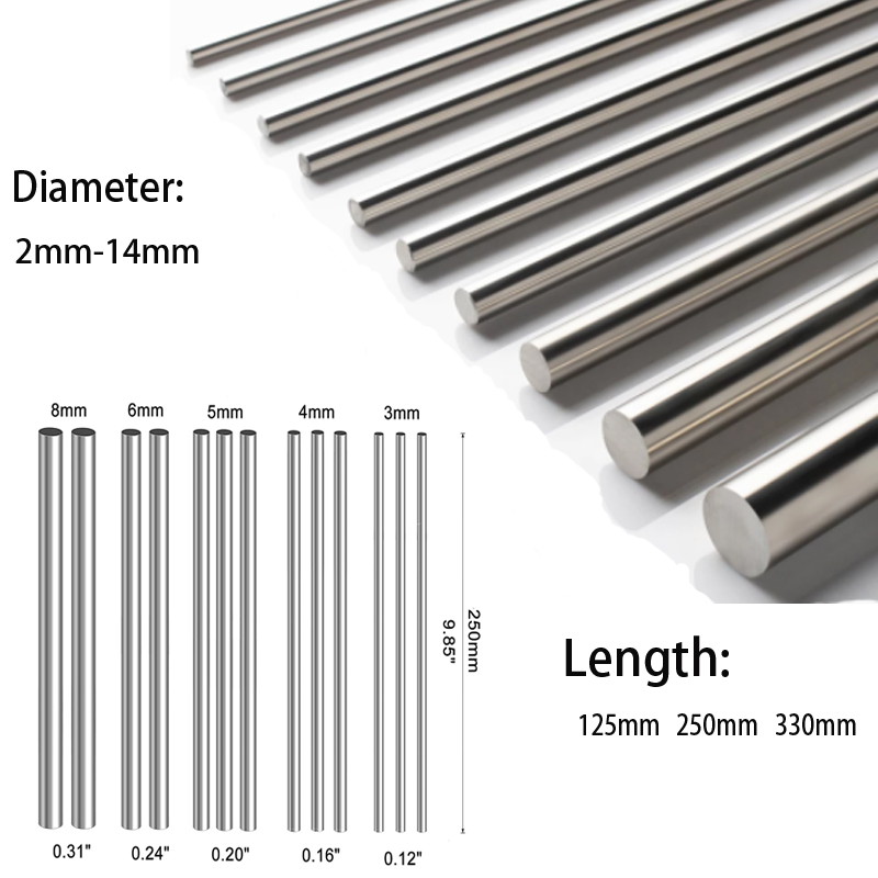 1/5 adet Paslanmaz Çelik Katı  - Linear Rod 8Mm incelemesi ve fiyatı