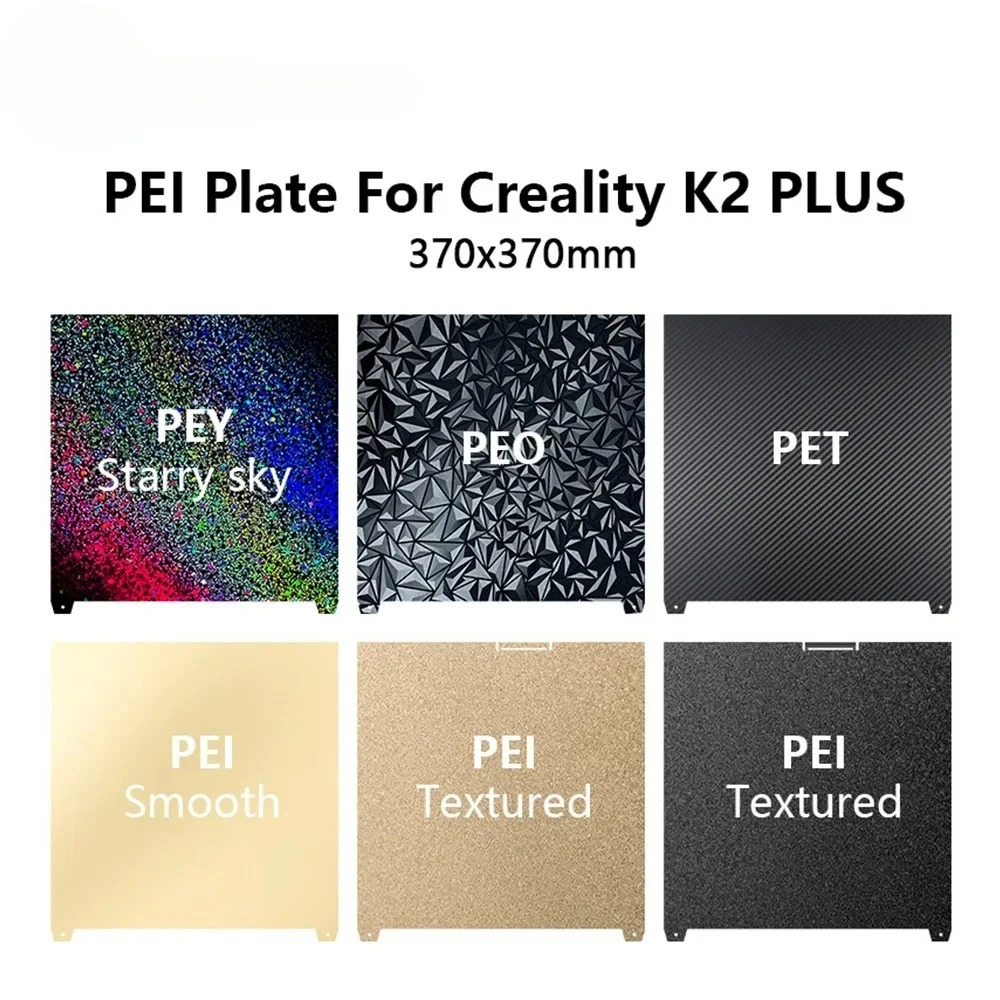 370x370mm Siyah Buzlu PEI Bask - Aluminium Profile 2020 incelemesi ve fiyatı